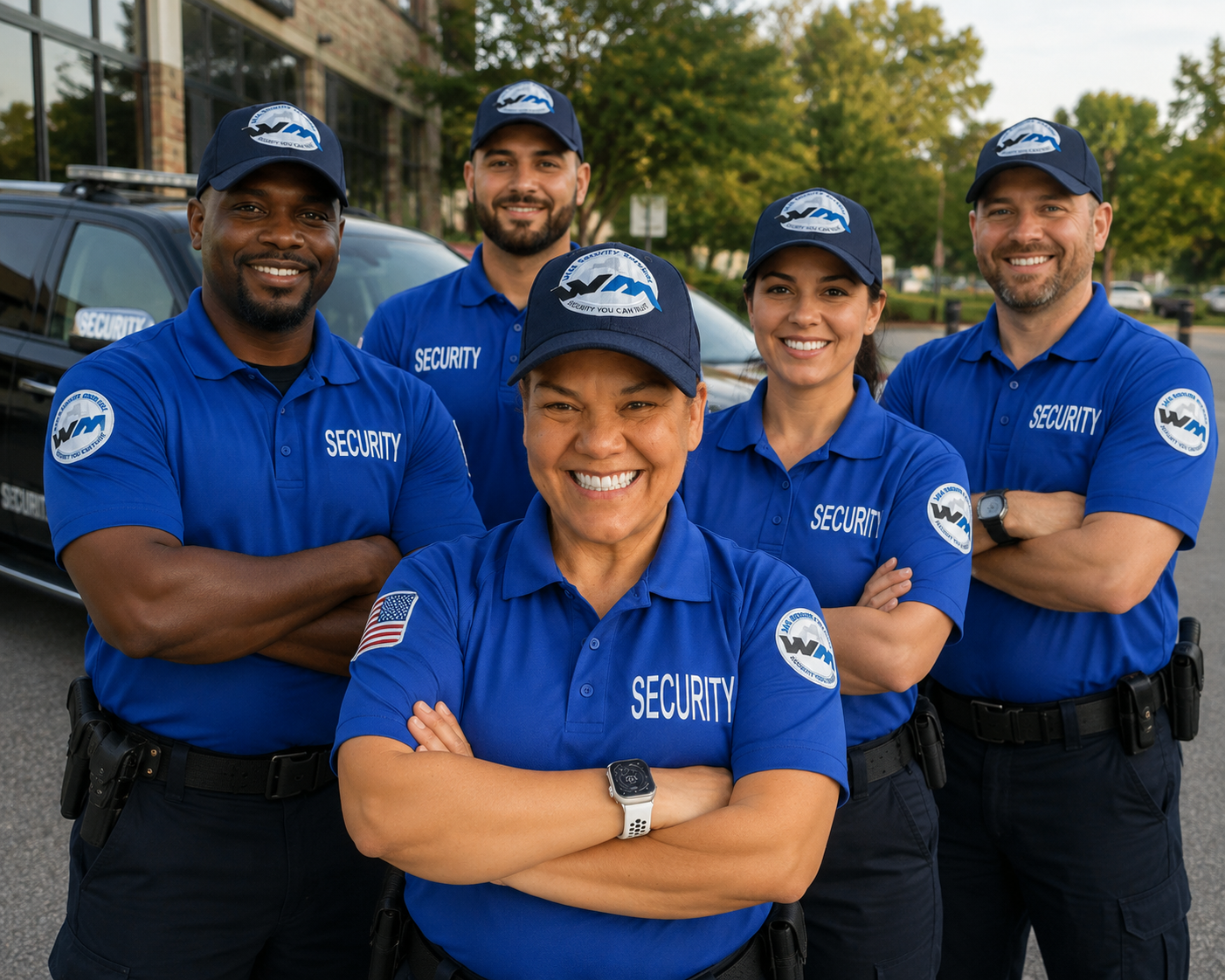 WM Security commercial security team